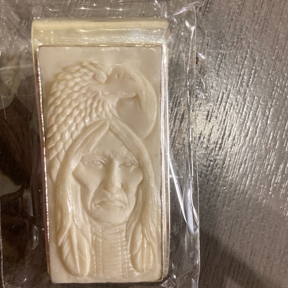 Native American Eagle Spirit Money Clip - Picture 1 of 2